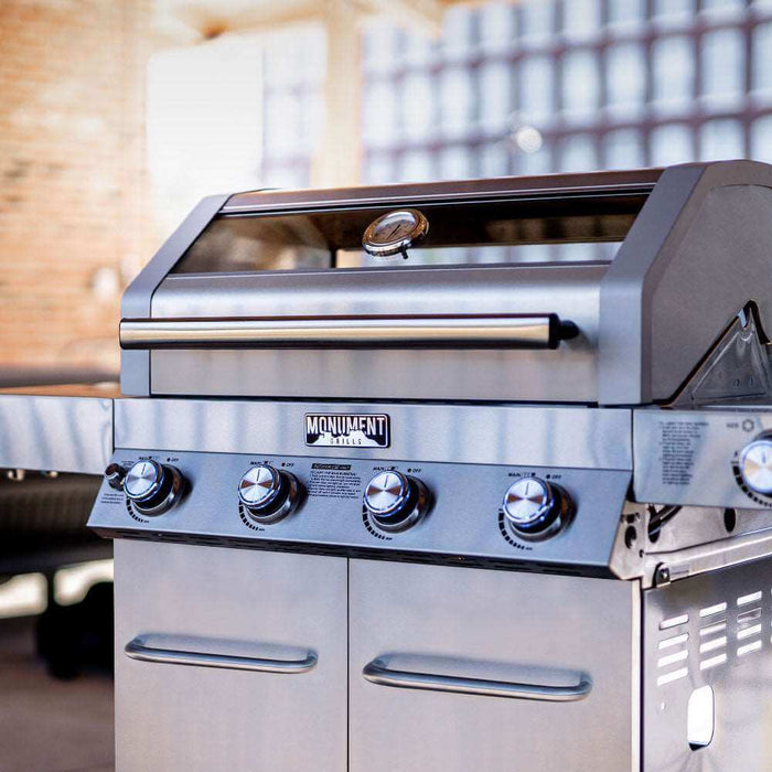Monument Grills 41847NG Stainless Natural/Propane Gas Grill