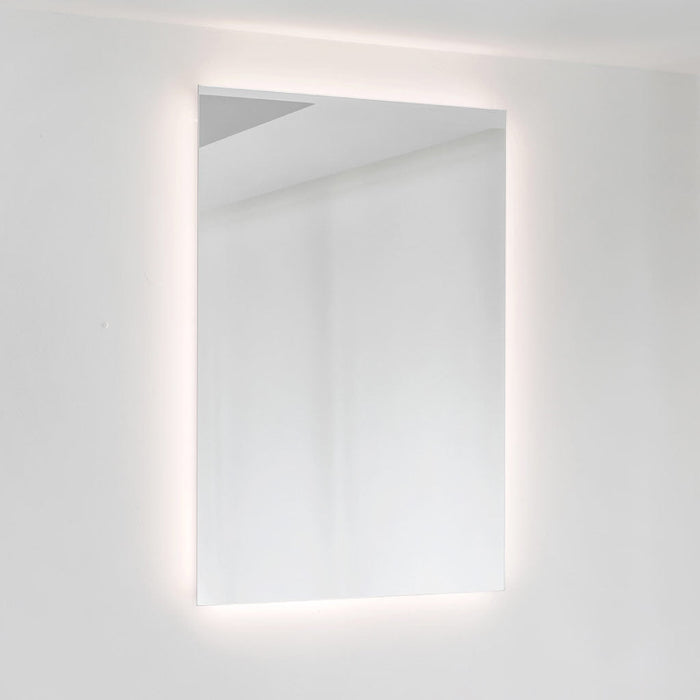 Diffusion LED Touch Vanity Mirror – Wall Mount – 24"W x 40"H – Glass