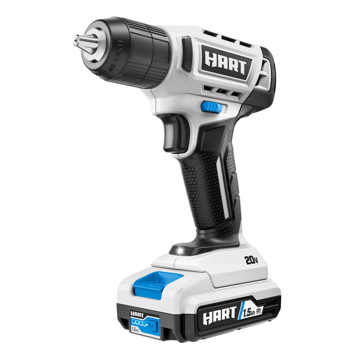 HART 20V 3/8” Drill/Driver Kit with 250 ft-lb Torque