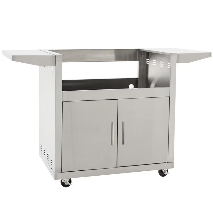Blaze BLZ‑4‑CART‑SC Basic Stainless Steel Cart with Soft‑Close Doors for 32" Blaze 4‑Burner Grills, Outdoor BBQ Accessory