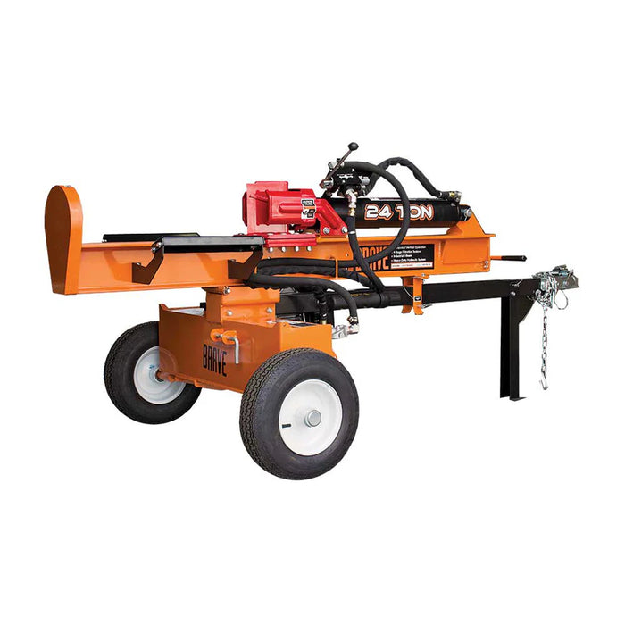 Brave VH1724GC 17-Ton Gas-Powered Log Splitter – 6.5 HP OHV Engine, Horizontal/Vertical Operation