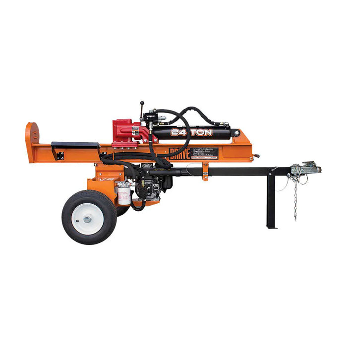 Brave VH1724GC 17-Ton Gas-Powered Log Splitter – 6.5 HP OHV Engine, Horizontal/Vertical Operation