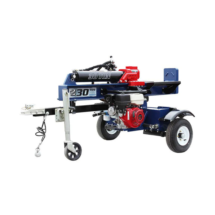 Iron & Oak BHVH3018GXT 30‑Ton Tow‑Behind Log Splitter with Honda GX270 Engine & Torsion Axle