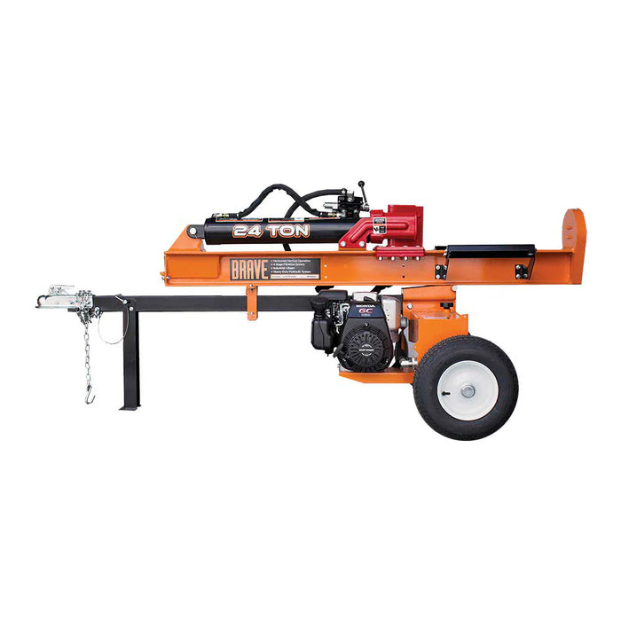 Brave VH1724GC 17-Ton Gas-Powered Log Splitter – 6.5 HP OHV Engine, Horizontal/Vertical Operation