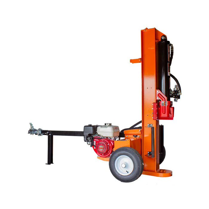 Brave VH1737GX 37‑Ton Tow‑Behind Log Splitter – Honda GX270, Horizontal/Vertical Operation