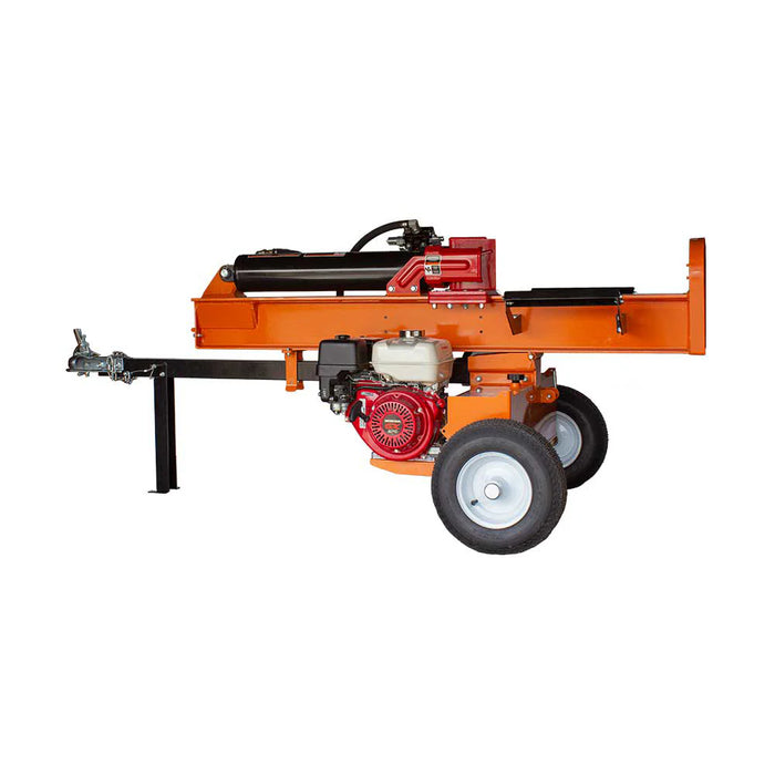 Brave VH1737GX 37‑Ton Tow‑Behind Log Splitter – Honda GX270, Horizontal/Vertical Operation