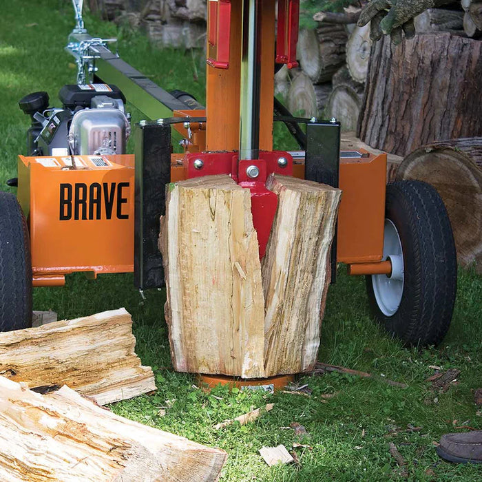Brave VH1724GC 17-Ton Gas-Powered Log Splitter – 6.5 HP OHV Engine, Horizontal/Vertical Operation