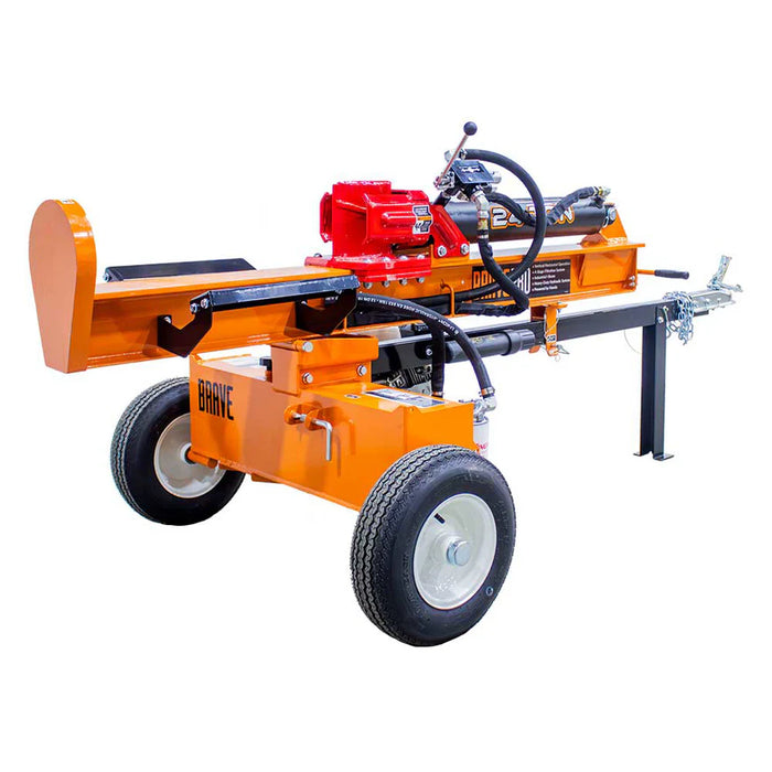 Brave VH1724GX 24‑Ton Log Splitter – Honda GX160, Tow‑Behind Vertical/Horizontal Operation