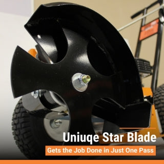 Brave BRPE110H 10‑in Curb / Lawn Edger with Honda GX160 5.5 HP Engine
