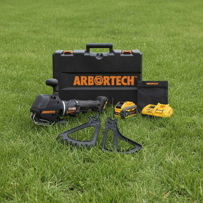 Arbortech ALLSAW Cordless Landscaping Kit (ALL.FG.200KITXLT.20) Powered by DEWALT 60V MAX FLEXVOLT with XL General Purpose & Turf Blades