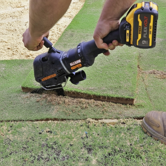 Arbortech ALLSAW Cordless Landscaping Tool Kit (ALL.FG.200SKN.40) Powered by DEWALT 60V MAX FLEXVOLT with Turf Blade