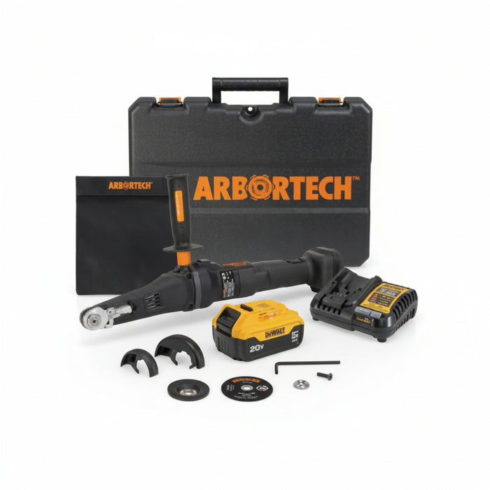 Arbortech MG1000 Mini Grinder Kit (Powered by DEWALT) Brushless Compact Grinder with Extension Arm (GWG311660)