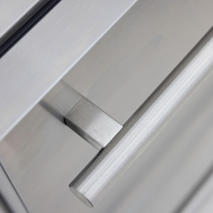 Blaze BLZ‑SSRF‑DBDR5.1 24" Outdoor Double Drawer Refrigerator, 5.1 cu ft Stainless Steel Outdoor Fridge