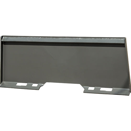 GreyWolf 2‑In Receiver Hitch Plate for Skid Steer Loaders – Gray Powder Coat, Universal Quick‑Attach Mount