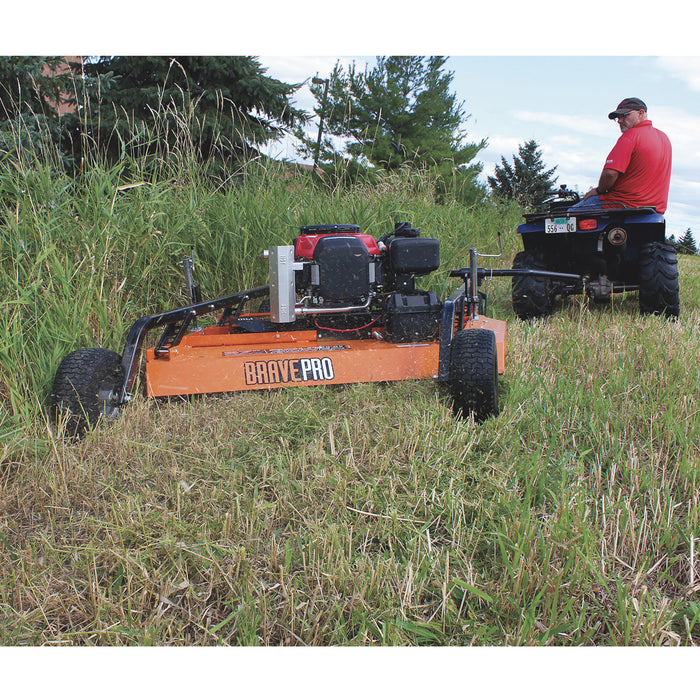 Brave BRPRC110HE 57-in Rough Cut Tow-Behind Mower with 688 cc Honda GXV630 Engine