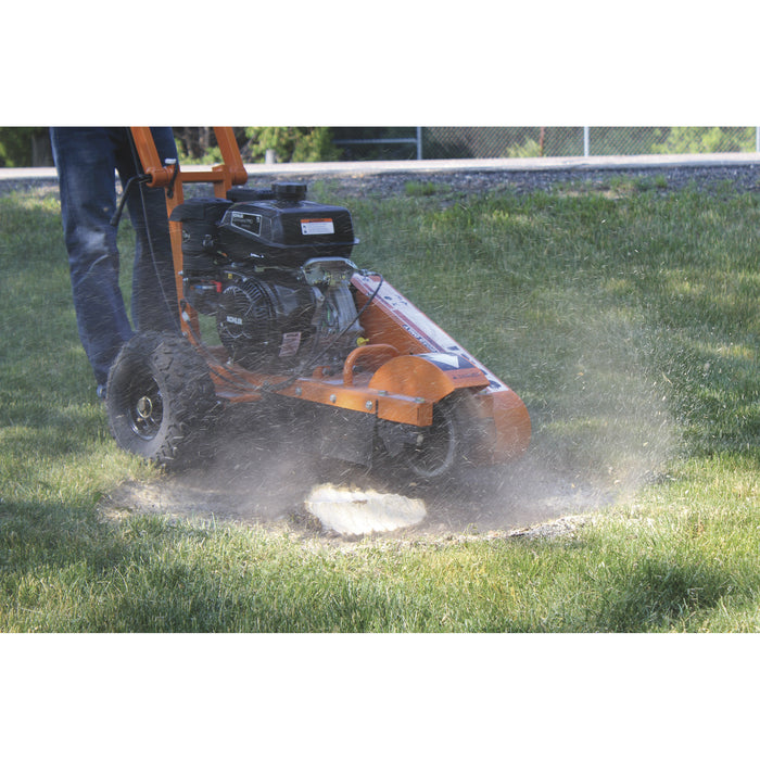 Brave BRSG105K 14 HP Walk‑Behind Stump Grinder – Kohler Command PRO CH440, 12‑In Cutter, Tri‑Cut Dual Teeth