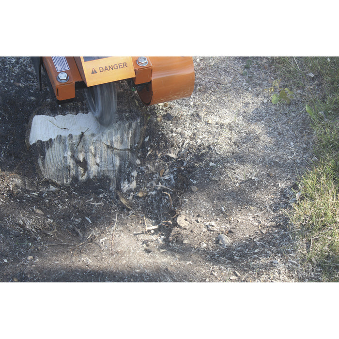 Brave BRSG105K 14 HP Walk‑Behind Stump Grinder – Kohler Command PRO CH440, 12‑In Cutter, Tri‑Cut Dual Teeth