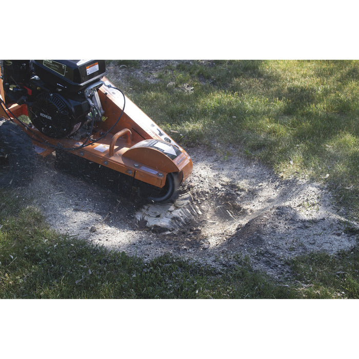 Brave BRSG105K 14 HP Walk‑Behind Stump Grinder – Kohler Command PRO CH440, 12‑In Cutter, Tri‑Cut Dual Teeth