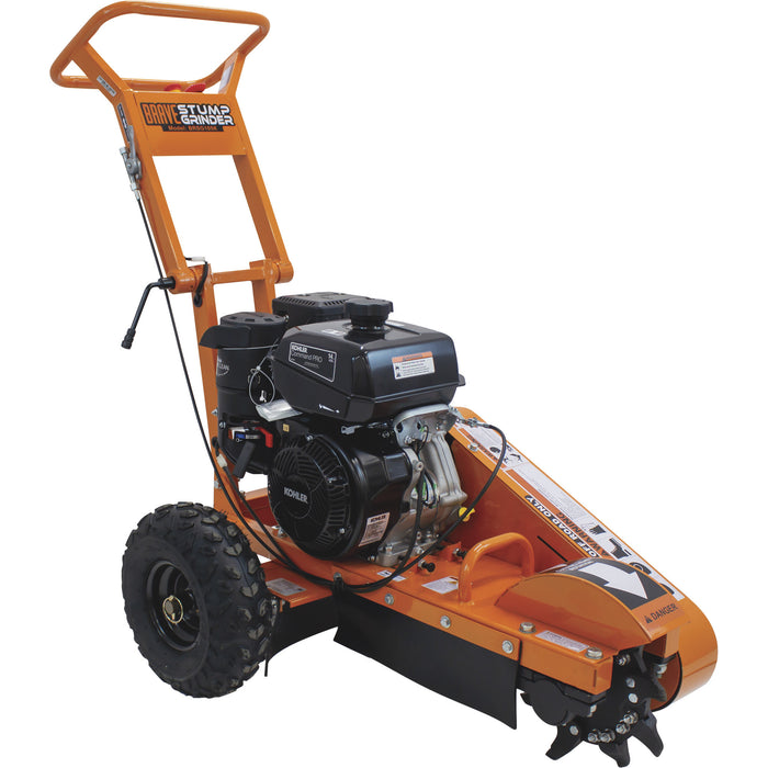 Brave BRSG105K 14 HP Walk‑Behind Stump Grinder – Kohler Command PRO CH440, 12‑In Cutter, Tri‑Cut Dual Teeth