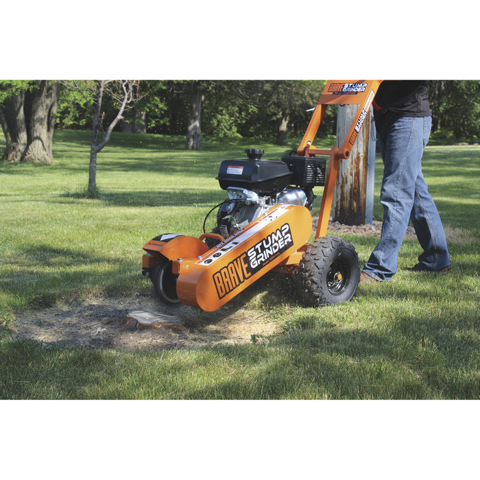 Brave BRSG105K 14 HP Walk‑Behind Stump Grinder – Kohler Command PRO CH440, 12‑In Cutter, Tri‑Cut Dual Teeth