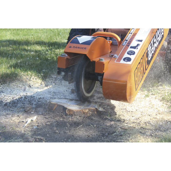 Brave BRSG105K 14 HP Walk‑Behind Stump Grinder – Kohler Command PRO CH440, 12‑In Cutter, Tri‑Cut Dual Teeth