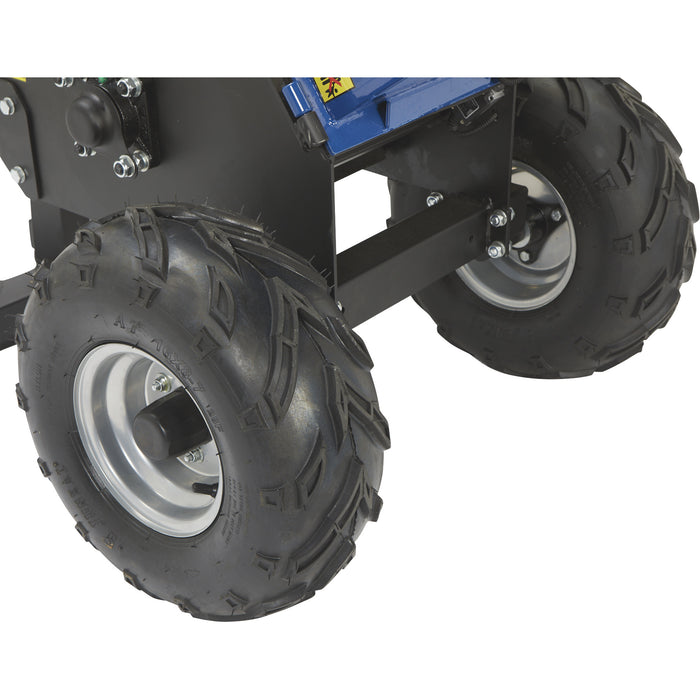 Powerhorse 115061 Towable Wood Chipper Shredder 5-Inch Capacity 420cc Gas Powered