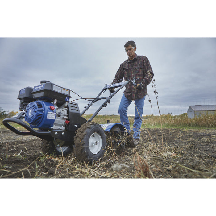 Powerhorse 115070 Rear Tine Tiller 20-Inch Tilling Width 6.5-In Depth 212cc Gas Powered