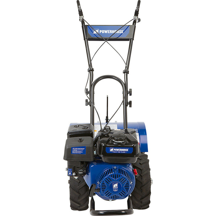 Powerhorse 115070 Rear Tine Tiller 20-Inch Tilling Width 6.5-In Depth 212cc Gas Powered