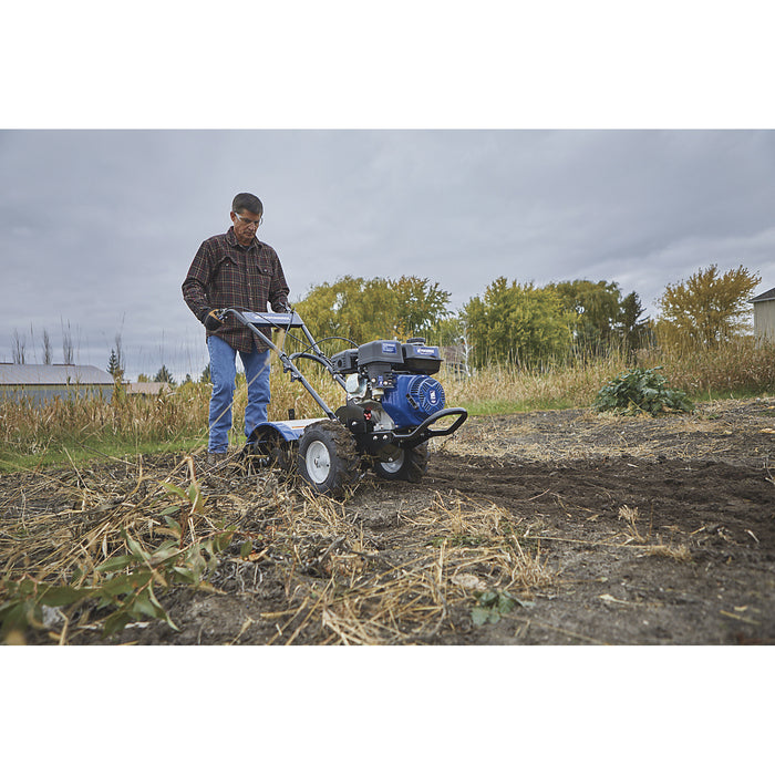 Powerhorse 115070 Rear Tine Tiller 20-Inch Tilling Width 6.5-In Depth 212cc Gas Powered