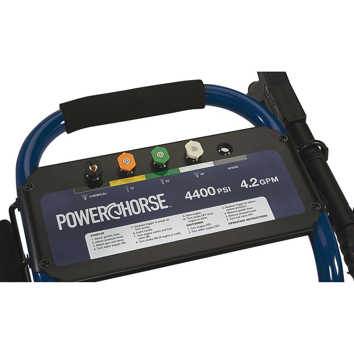 Powerhorse 115179 Gas Pressure Washer 4400 PSI 4.2 GPM Heavy Duty