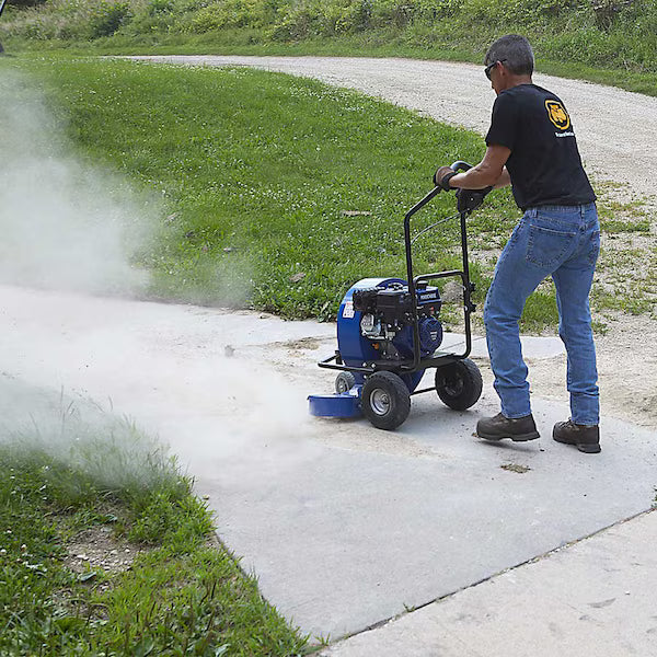 Powerhorse 5818733 Walk-Behind Leaf Blower 7 HP 212cc Gas Powered Wheeled Jet Blower