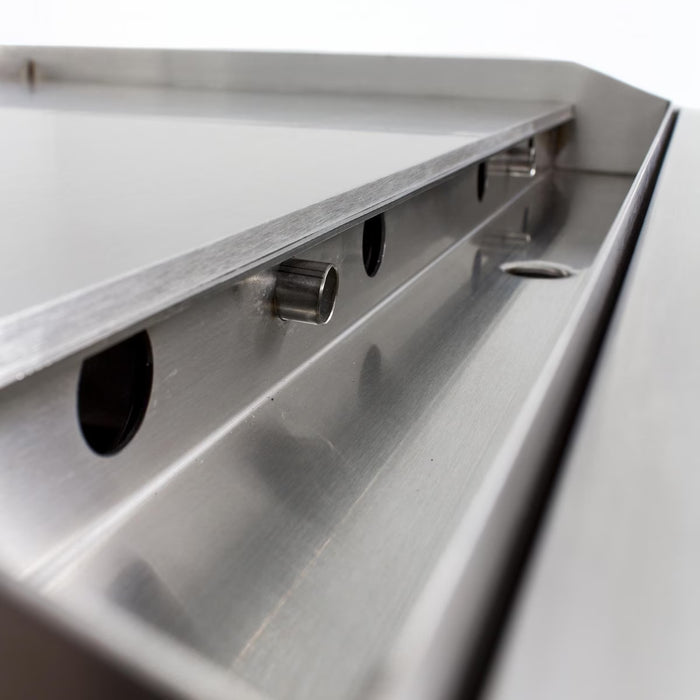 Blaze BLZ‑GRIDDLE‑LTE‑NG 30" Built‑In Natural Gas Griddle with Lights, 36,000 BTU, 304 Stainless Steel Outdoor Griddle