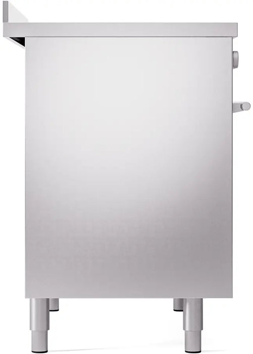 ILVE Professional Plus II 40-Inch Induction Range with Double Ovens, Stainless Steel Satin Trim