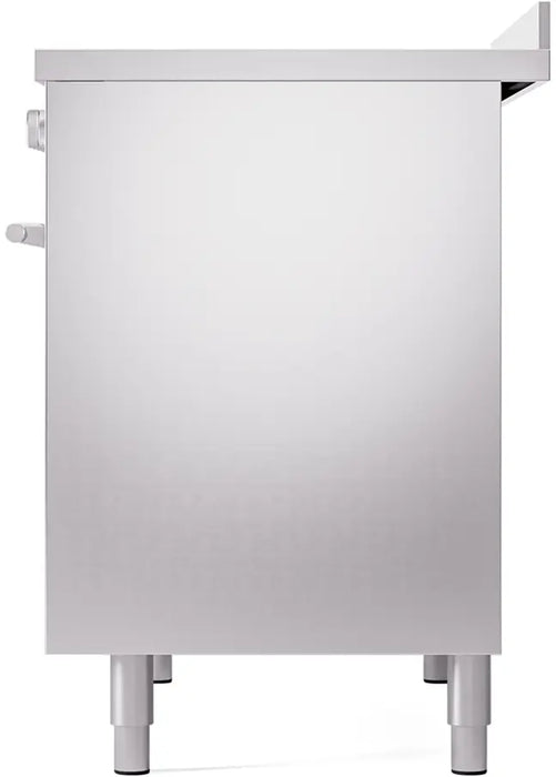 ILVE Professional Plus II 40-Inch Induction Range with Double Ovens, Stainless Steel Satin Trim