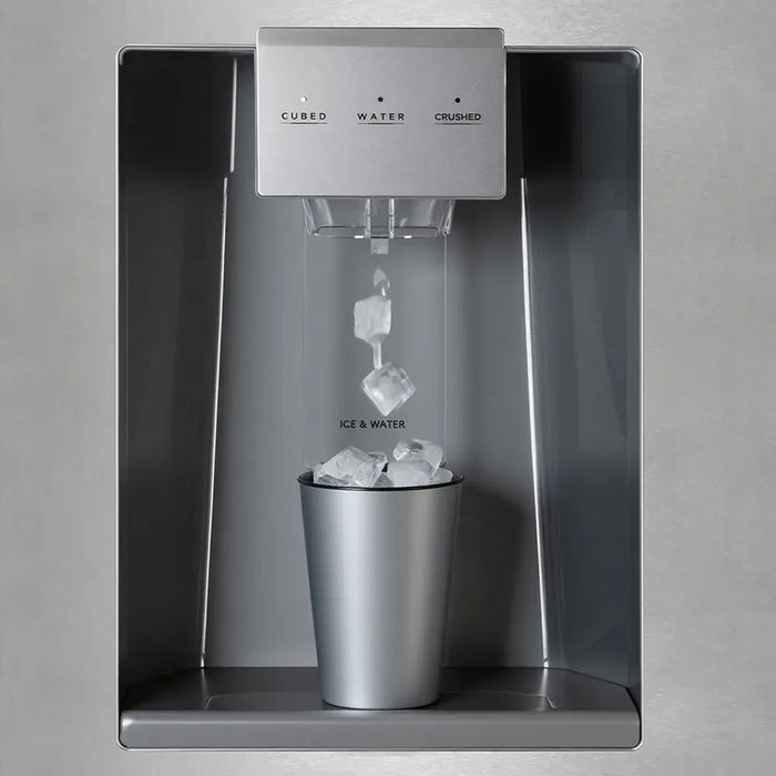 Kostch KOS-36RFD07T-SS 36" Counter-Depth 21.6 cu. ft. 4-Door French Door Refrigerator with Ice & Water Dispenser – Stainless Steel