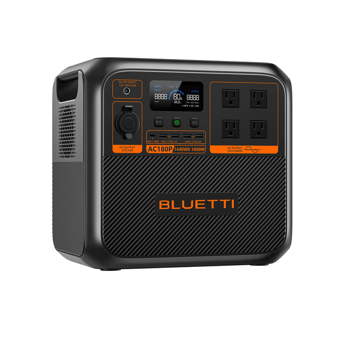 BLUETTI Premium 150 (AC180P) Portable Power Station – 1800W 1440Wh LiFePO₄ Solar Generator