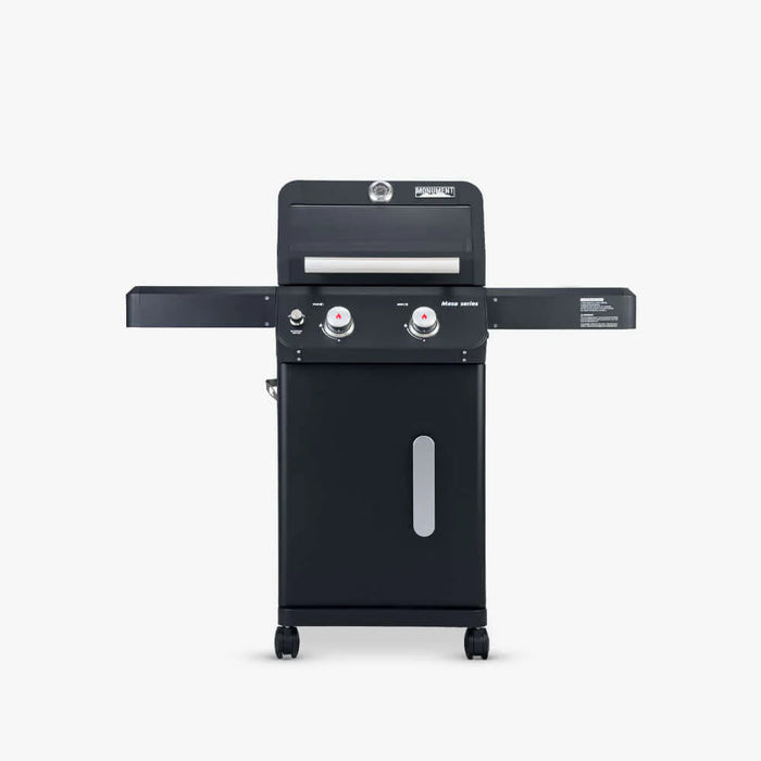 Monument Grills Mesa 220 Black Foldable 2-Burner Propane Gas Grill