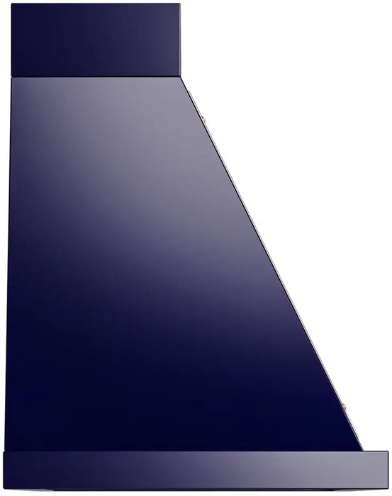 ILVE Nostalgie II Noblesse 40-Inch Wall Mount Range Hood, Midnight Blue with Copper Trim