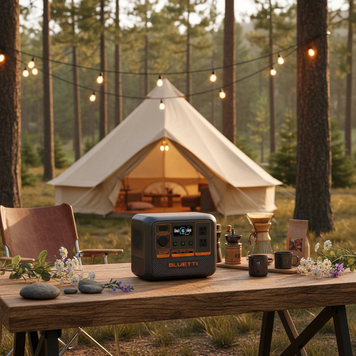 BLUETTI Premium 50 (AC50P) Portable Power Station – 700W 504Wh LiFePO₄ Solar Generator