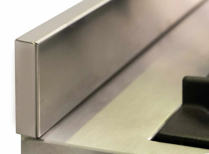 Ilve UM09FDNS3BGB Majestic II 36 Inch Freestanding Dual Fuel Range Cooker with 6 Brass Burners, Griddle, Convection Electric Oven, and Blue Grey Finish with Burnished Trim