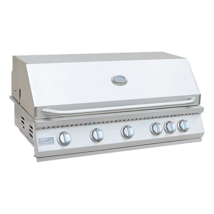 Kokomo Grills KO-BAK5BG-NG 40” 5-Burner Built-In Natural Gas Grill with Infrared Back Burner