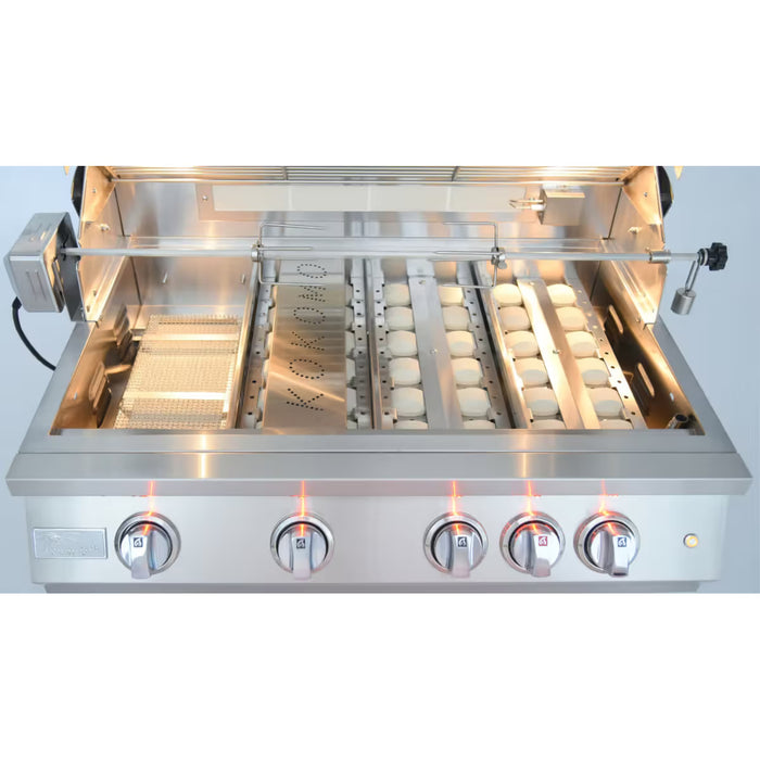 Kokomo Grills KO-BAK4BG-PRO-NG 32” 4‑Burner Built‑In Propane Gas Grill with Infrared Back Burner