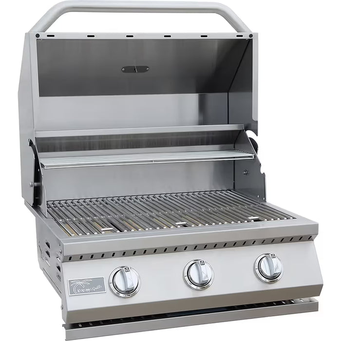 Kokomo Grills KO-BAK3BG-NG 26” 3-Burner Built-In Natural Gas Grill