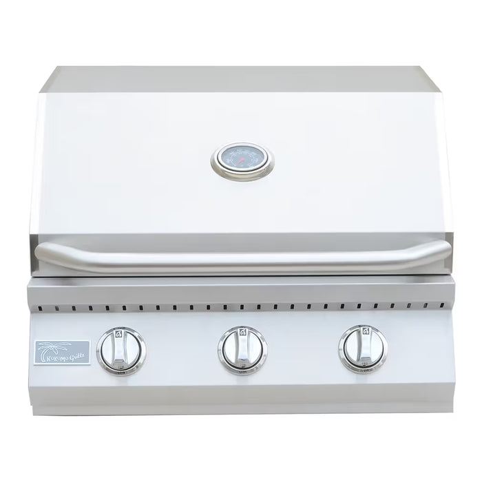 Kokomo Grills KO-BAK3BG-NG 26” 3-Burner Built-In Natural Gas Grill