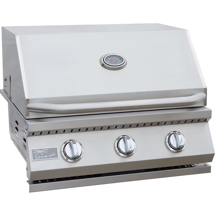 Kokomo Grills KO-BAK3BG-NG 26” 3-Burner Built-In Natural Gas Grill