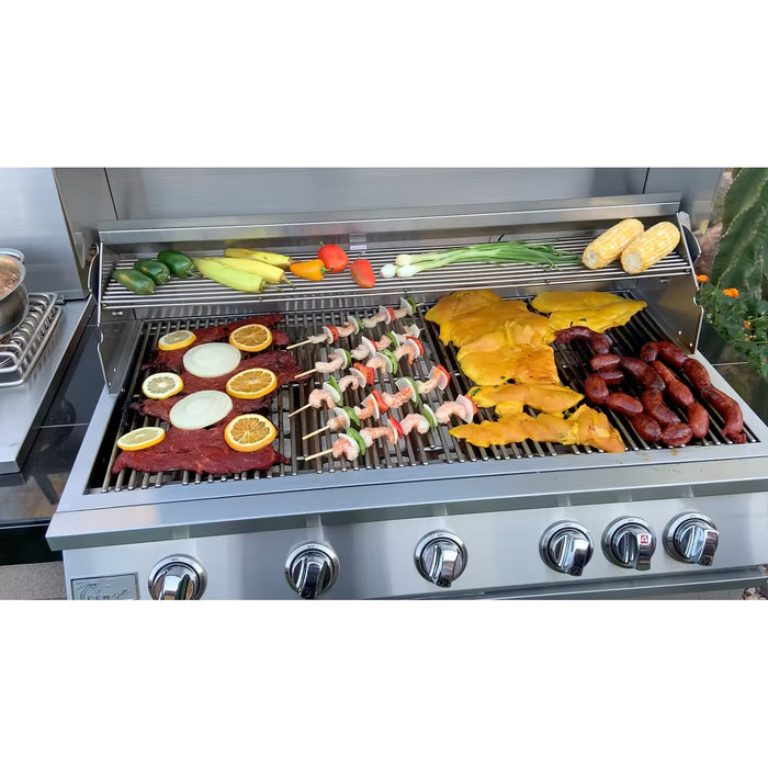Kokomo Grills KO-BAK5BG-NG 40” 5-Burner Built-In Natural Gas Grill with Infrared Back Burner