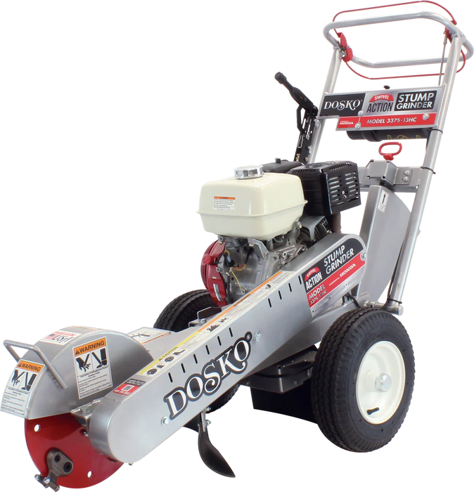 Dosko 337S-13HC Swivel Stump Grinder 13 HP Walk-Behind Gas Powered with Honda GX390 Engine