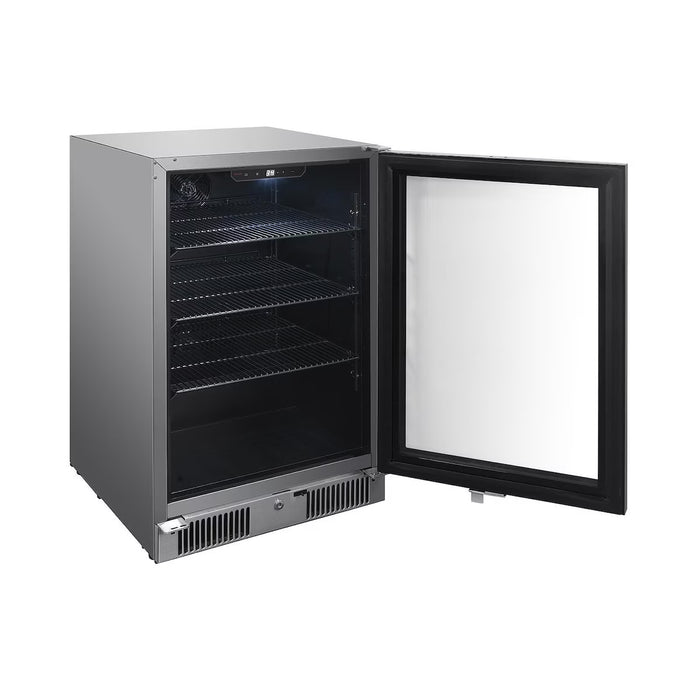 Blaze BLZ‑GDBEV20‑4.5 20" Outdoor Rated Beverage Cooler, 4.5 cu ft Stainless Steel Outdoor Fridge