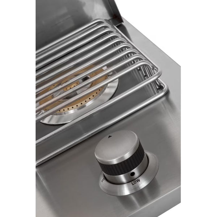 Blaze BLZ-SB1-LP Single Side Burner, Liquid Propane Outdoor Gas Side Burner, 12,000 BTU, Stainless Steel