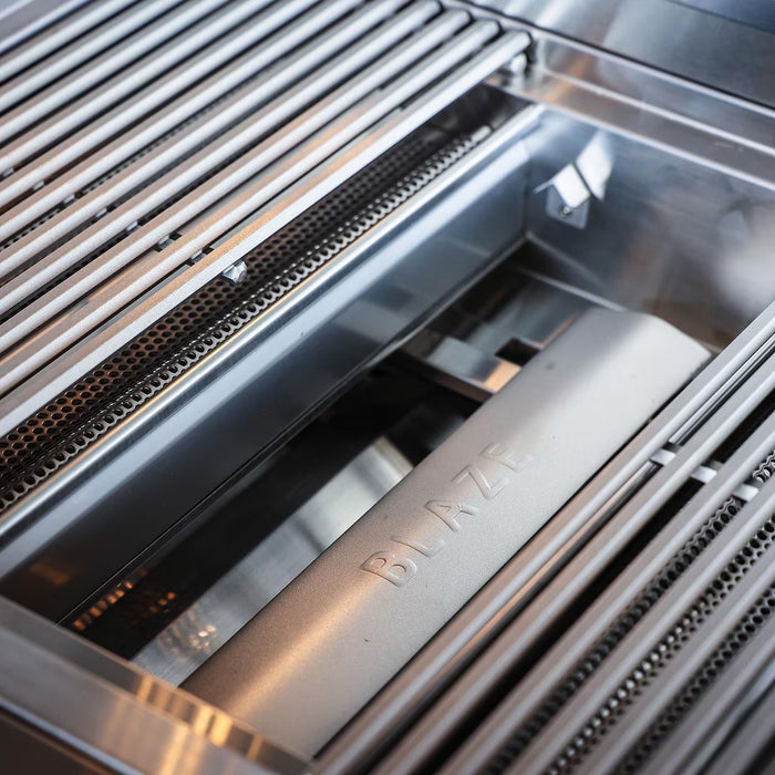 Blaze BLZ-5LTEPRO-NG 40" 5-Burner Built-In Natural Gas Grill, 80,000 BTU, Stainless Steel LTE PRO Grill with Infrared Rear Burner